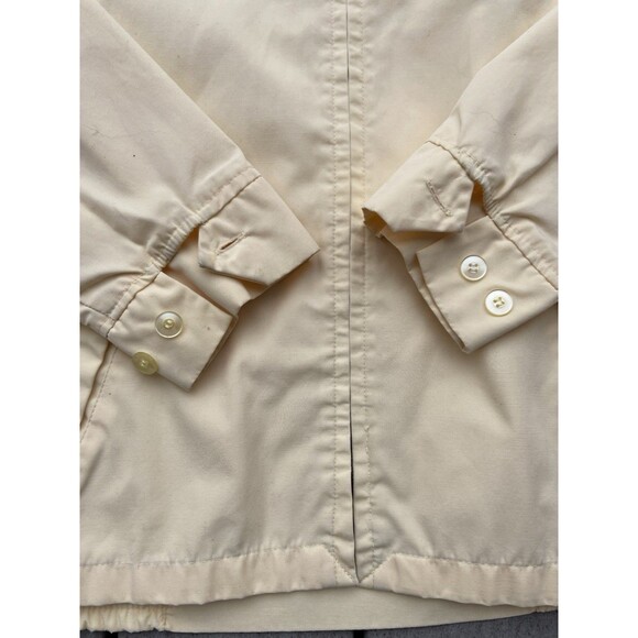 Vintage 80s Izod Lacoste Harrington Jacket Men’s L Yellow Crocodile Logo Preppy - Picture 7 of 14